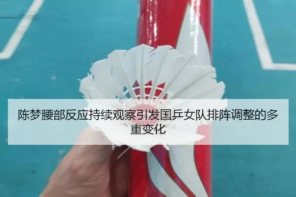 陈梦腰部反应持续观察引发国乒女队排阵调整的多重变化